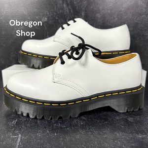 DR DOC MARTENS 1461 BEX SMOOTH LEATHER OXFORD WOMENS SHOES SIZE 8 3 EYE NEW